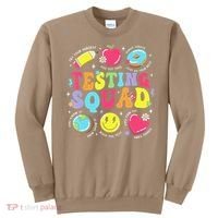 Funny Teacher Test Day Motivational Teacher Testing Squad Sweatshirt thumb 0