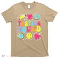 Funny Teacher Test Day Motivational Teacher Testing Squad T-Shirt thumb 0