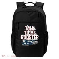 Funny Talk To Me Rooster Backpack thumb 0
