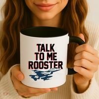 Funny Talk To Me Rooster Coffee Mug thumb 3