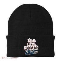 Funny Talk To Me Rooster Beanie thumb 0
