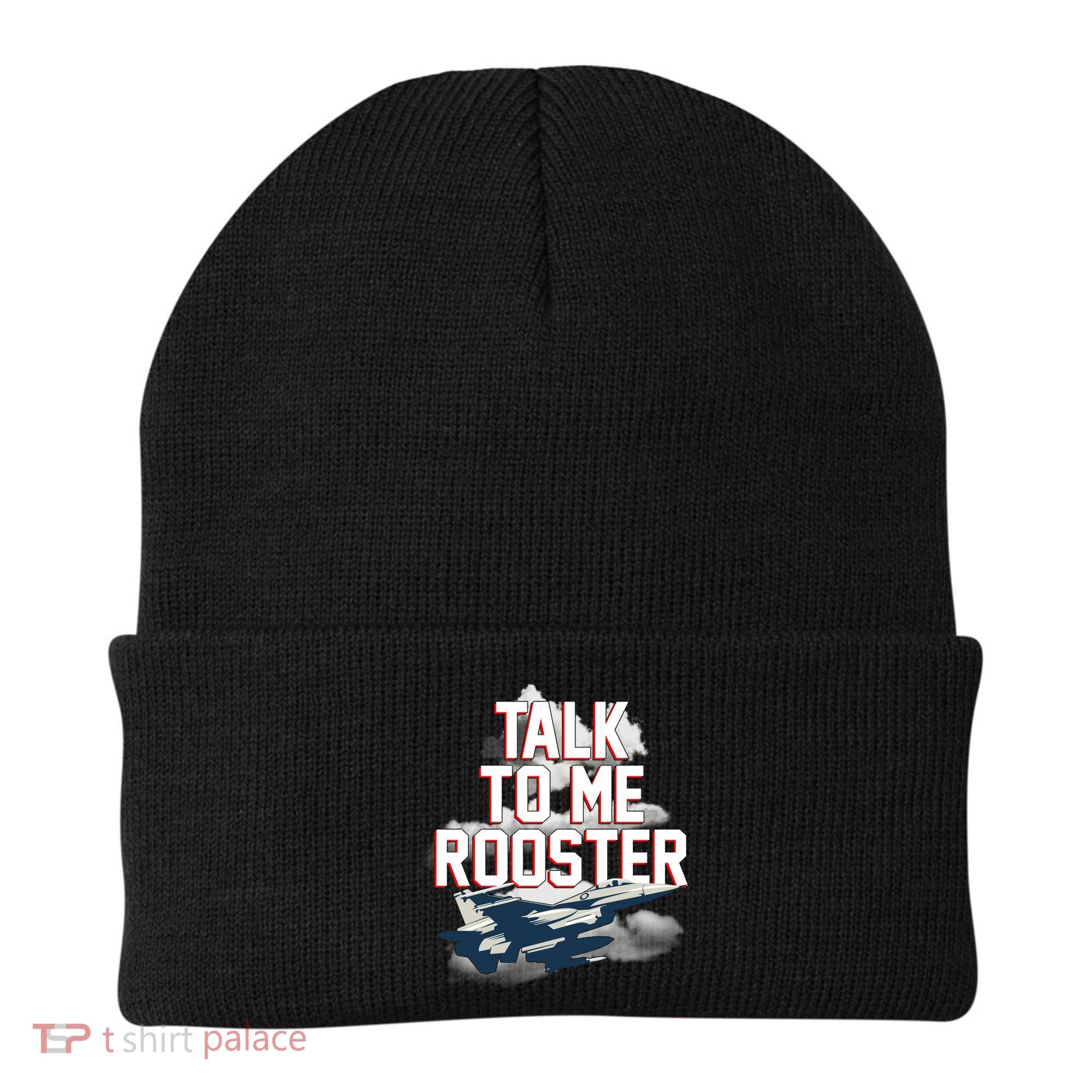 Funny Talk To Me Rooster Beanie