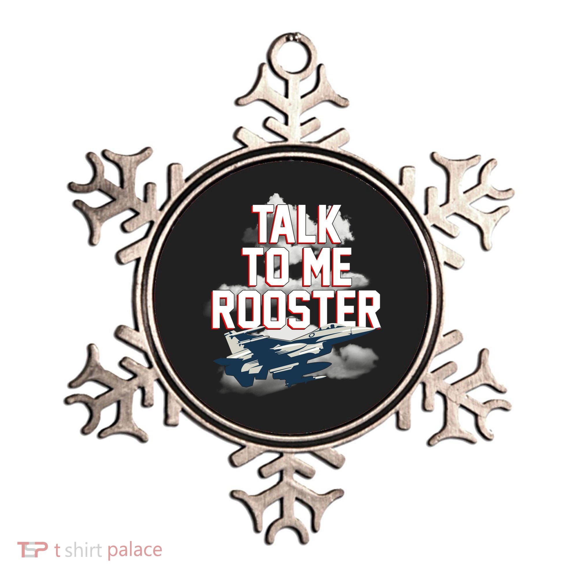 Funny Talk To Me Rooster Ornament