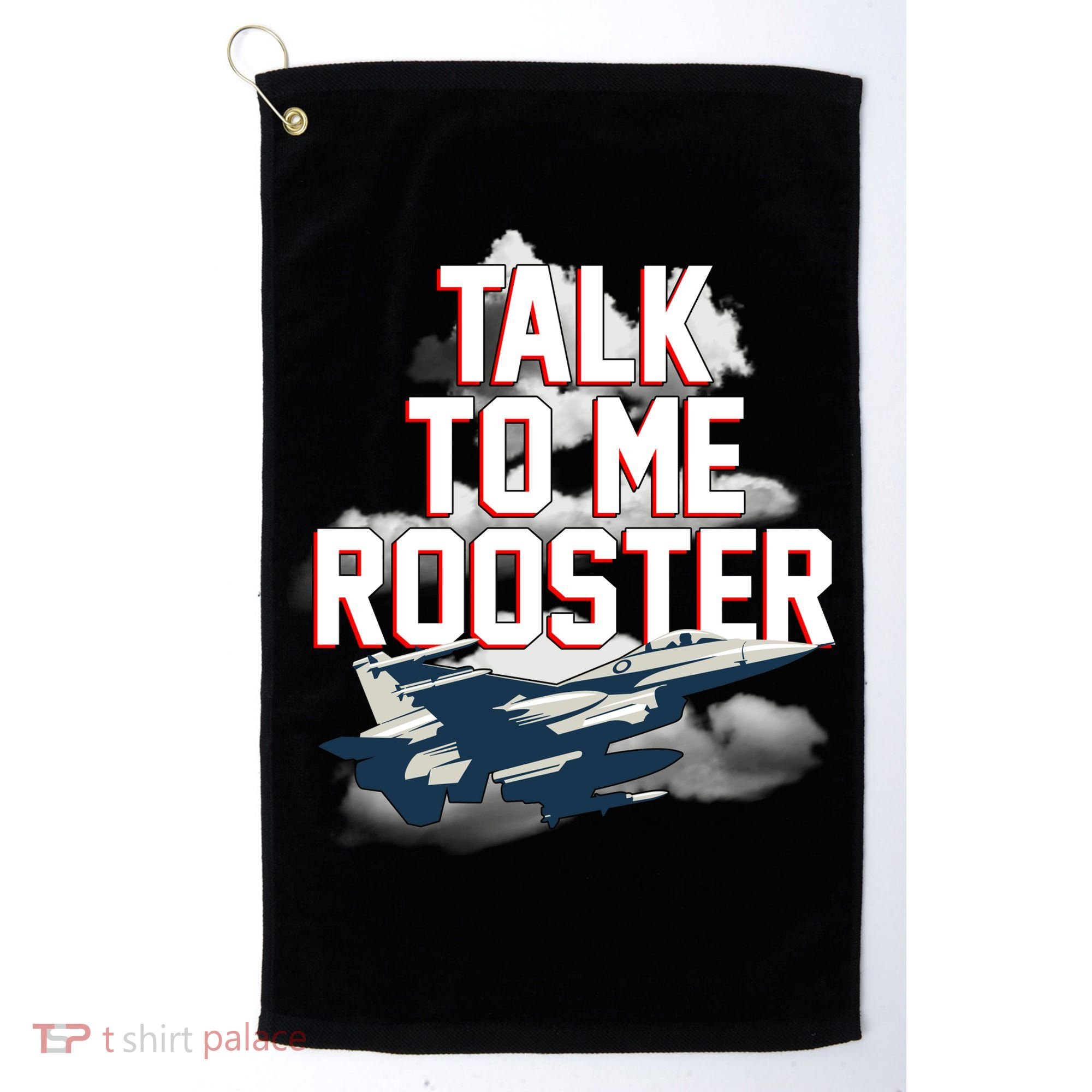 Funny Talk To Me Rooster Golf Towel