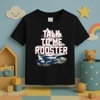 Funny Talk To Me Rooster Toddler T-Shirt thumb 3