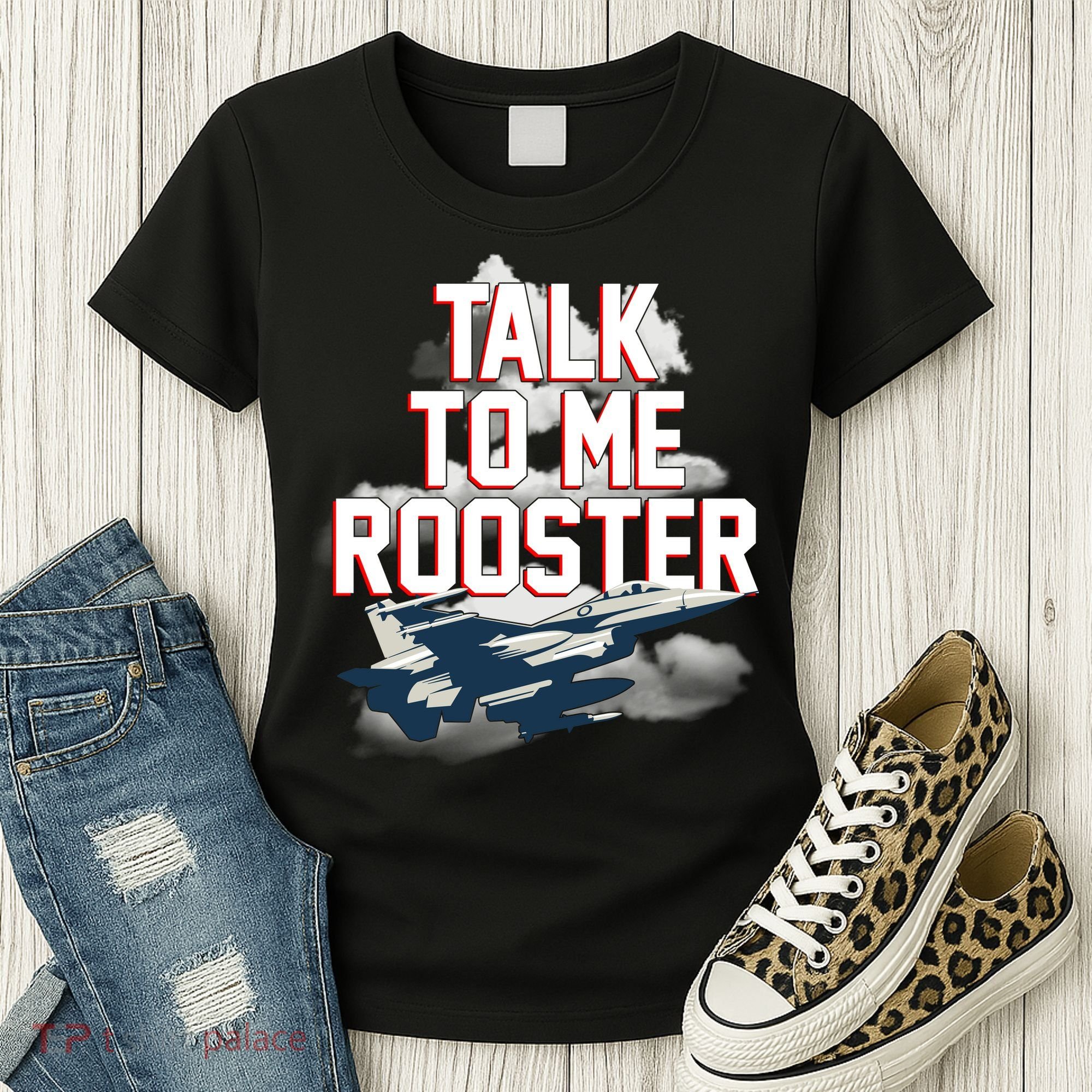 Funny Talk To Me Rooster Women's T-Shirt