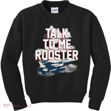 Funny Talk To Me Rooster Kids Sweatshirt