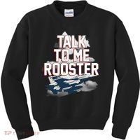 Funny Talk To Me Rooster Kids Sweatshirt thumb 0