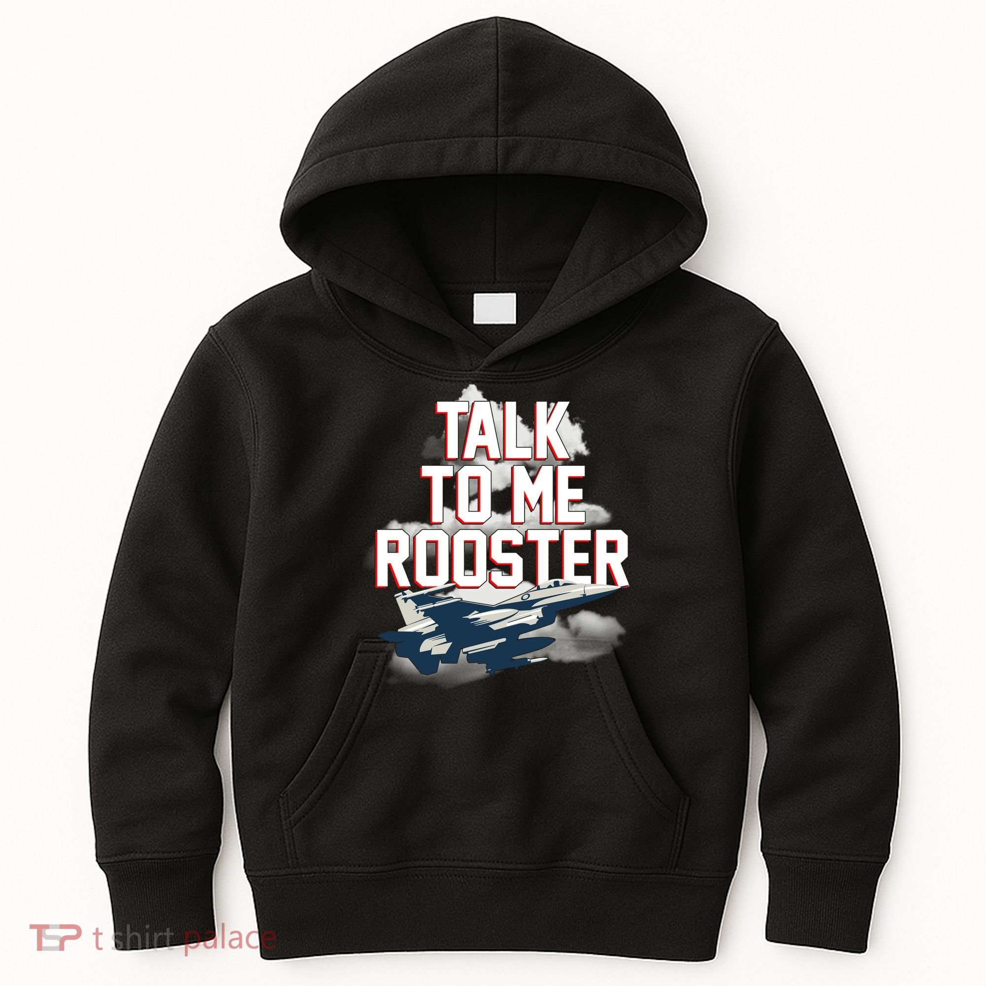 Funny Talk To Me Rooster Kids Hoodie