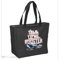 Funny Talk To Me Rooster Tote Bag thumb 2