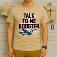 Funny Talk To Me Rooster T-Shirt thumb 6