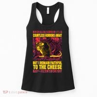 Faithful To The Cheese Japanese Horror Rat Women's Tank Top thumb 0