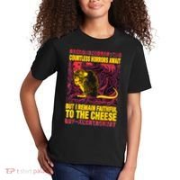 Faithful To The Cheese Japanese Horror Rat Kids T-Shirt thumb 2