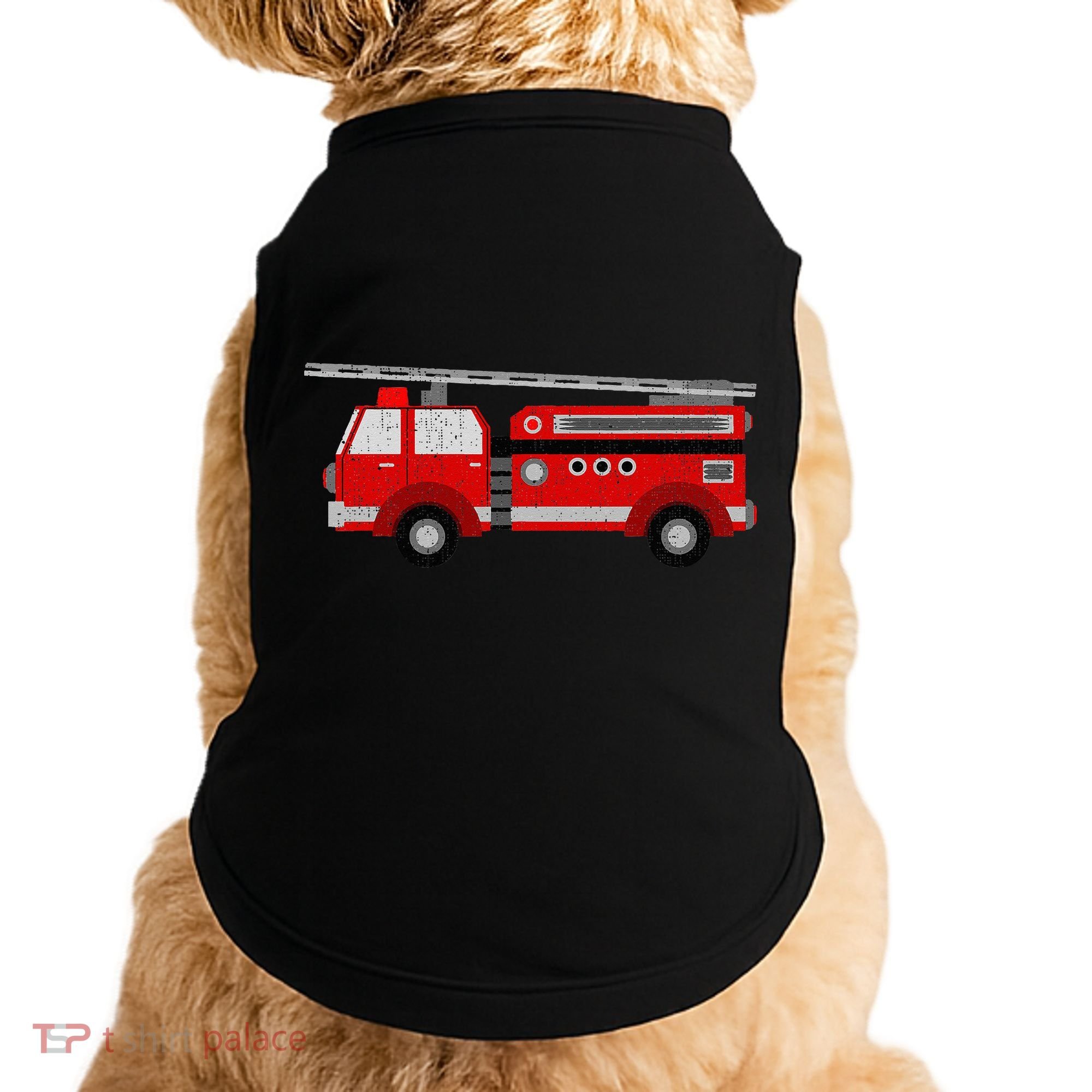 Fire Truck Trucker trailer Ladder Doggie Tank
