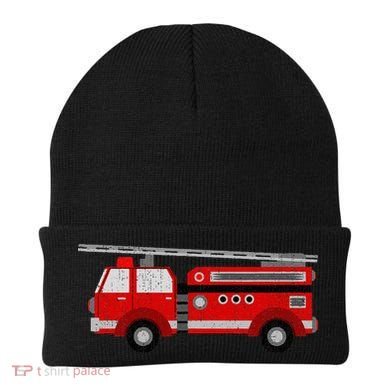 Fire Truck Trucker trailer Ladder Beanie