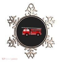 Fire Truck Trucker trailer Ladder Ornament thumb 0