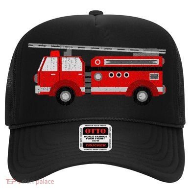 Fire Truck Trucker trailer Ladder Hat