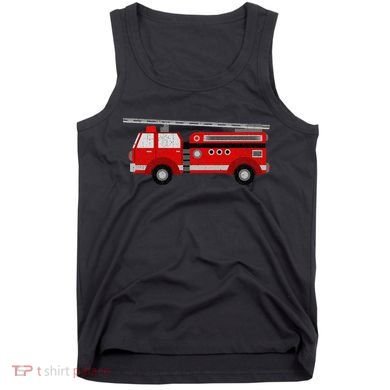 Fire Truck Trucker trailer Ladder Tank Top