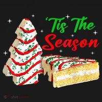 Funny Tis The Season Christmas Tree Cakes Debbie Xmas Gifts Women's Hoodie thumb 2