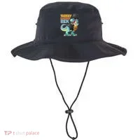 Funny Thanksgiving Turkey Saurus Rex Bucket Hat thumb 0
