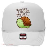 Funny This Tiny Turtle... He Judges You, Immensely. Hat thumb 0