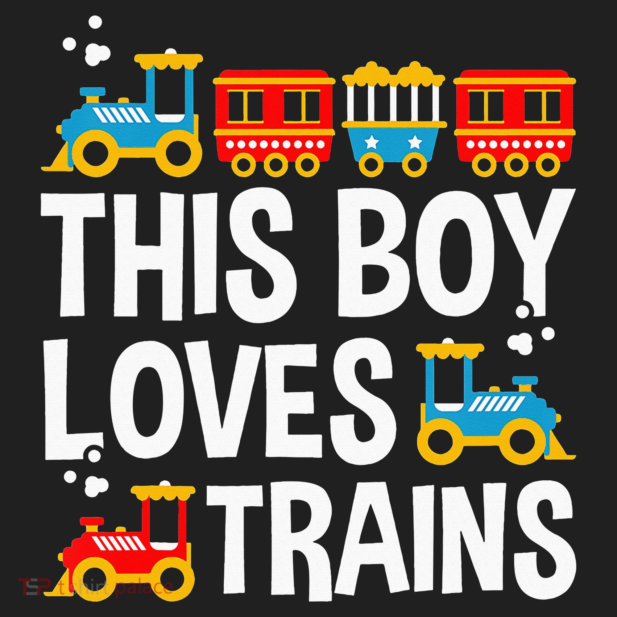 Funny Train This Boy Loves Trains Beanie