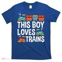 Funny Train This Boy Loves Trains T-Shirt thumb 0