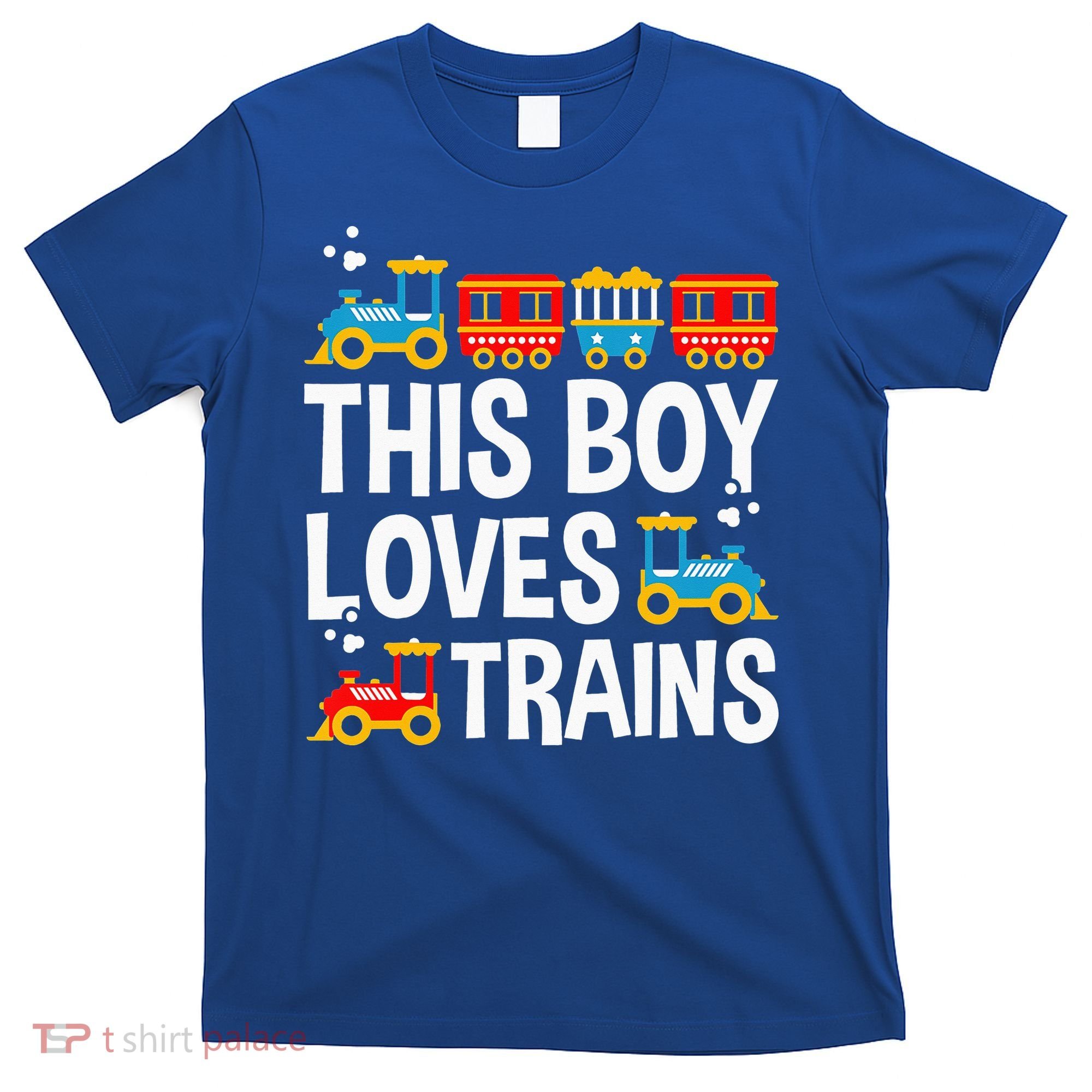 Funny Train This Boy Loves Trains T-Shirt