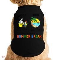 First Teach Then Beach Im Earning A Summer Break Teacher Doggie Tank thumb 0