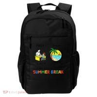 First Teach Then Beach Im Earning A Summer Break Teacher Backpack thumb 0