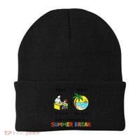 First Teach Then Beach Im Earning A Summer Break Teacher Beanie thumb 0