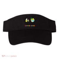 First Teach Then Beach Im Earning A Summer Break Teacher Visor thumb 0