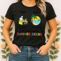 First Teach Then Beach Im Earning A Summer Break Teacher Women's T-Shirt thumb 2