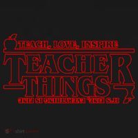 Funny Teacher Things Teach Love Inspire Doggie Tank thumb 4