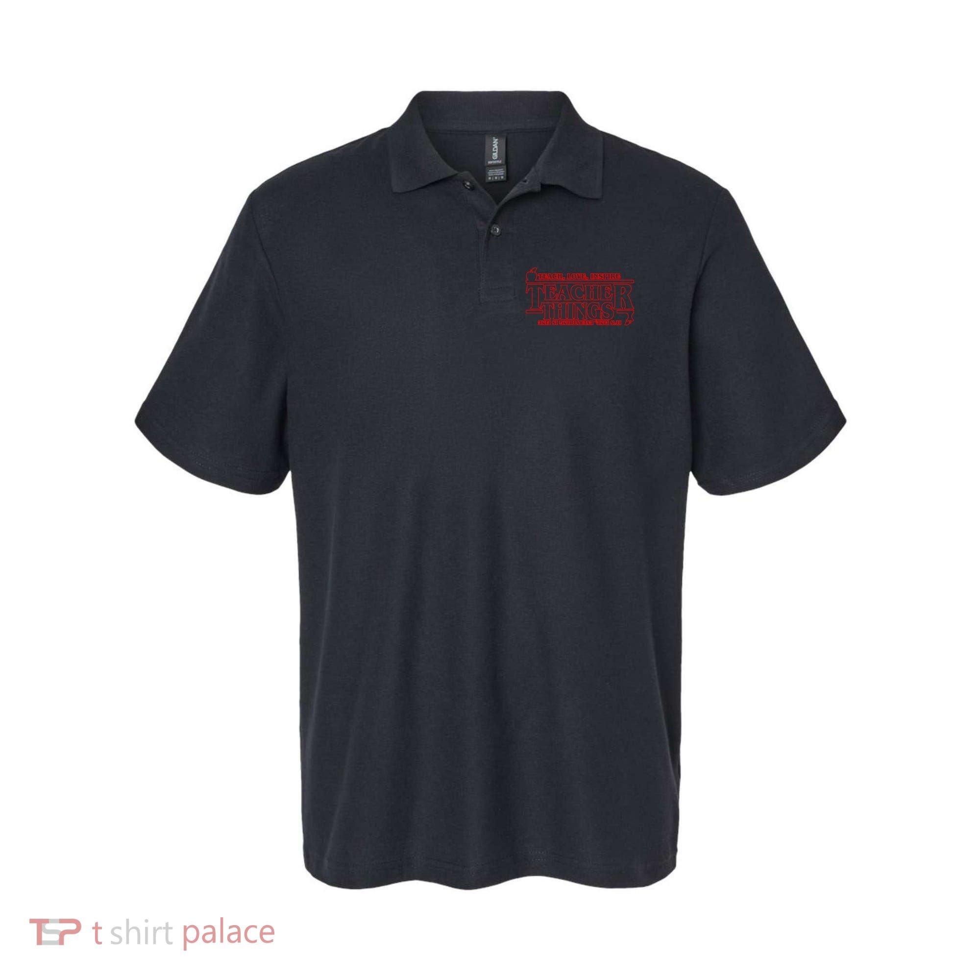 Funny Teacher Things Teach Love Inspire Polo