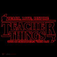 Funny Teacher Things Teach Love Inspire Ornament thumb 1