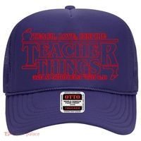 Funny Teacher Things Teach Love Inspire Hat thumb 0