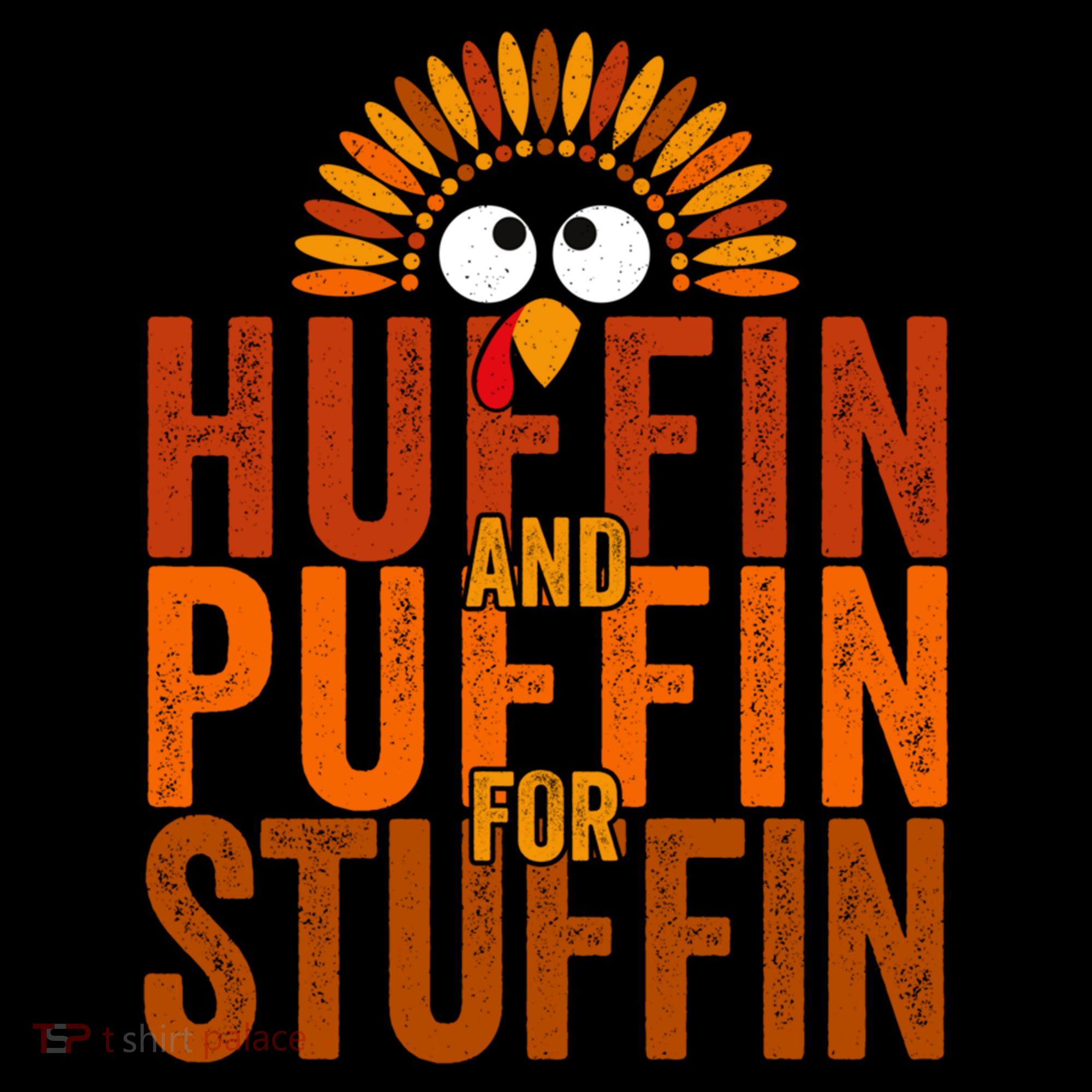 Funny Turkey Trot Huffin And Puffin For Stuffin Coffee Mug