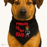 Friends Till The End USA-Made Doggie Bandana thumb 1