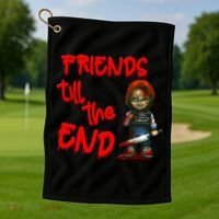Friends Till The End Golf Towel thumb 1