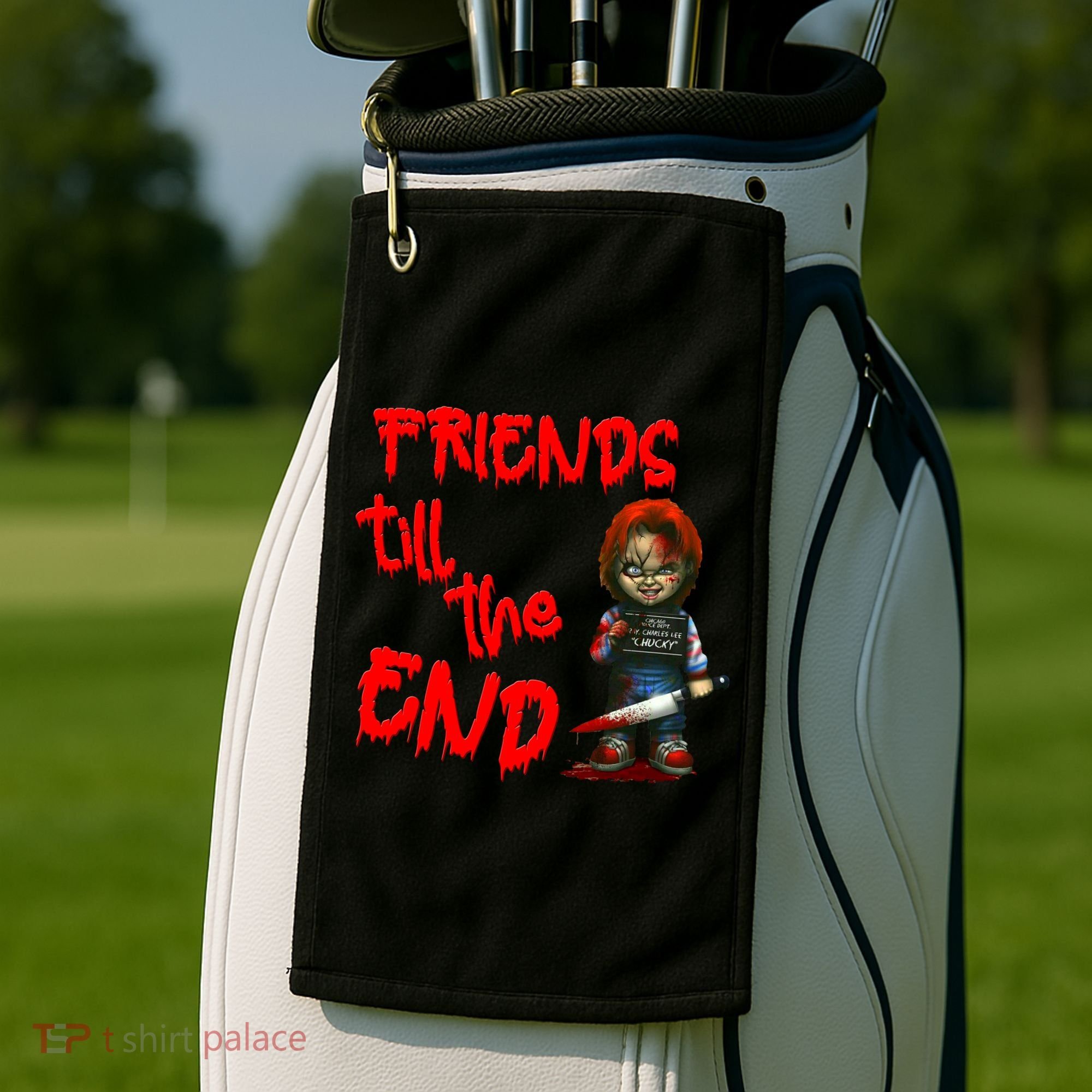 Friends Till The End Golf Towel