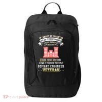 Forever The Title Combat Engineer Veteran Day Funny Xmas City Backpack thumb 0