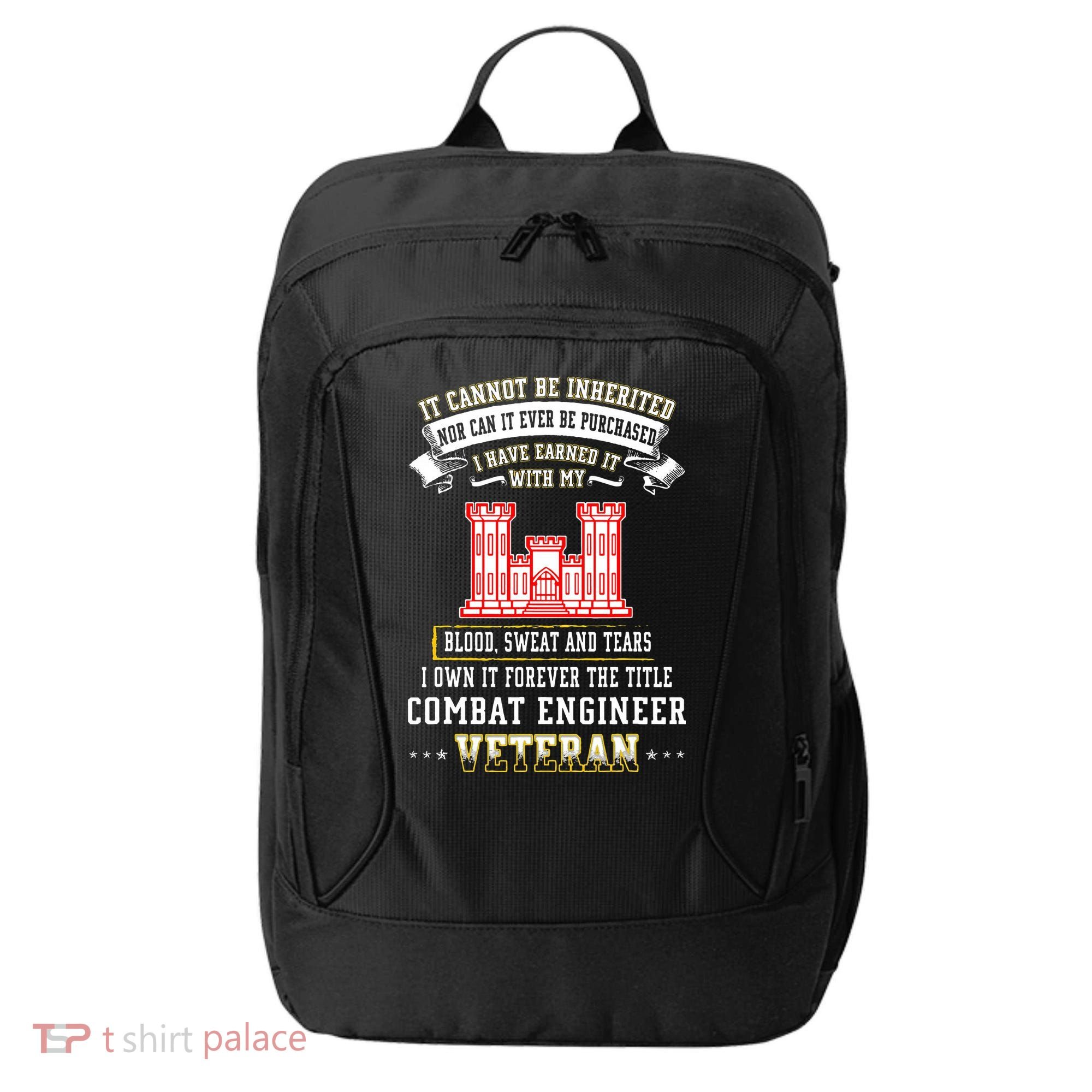 Forever The Title Combat Engineer Veteran Day Funny Xmas City Backpack