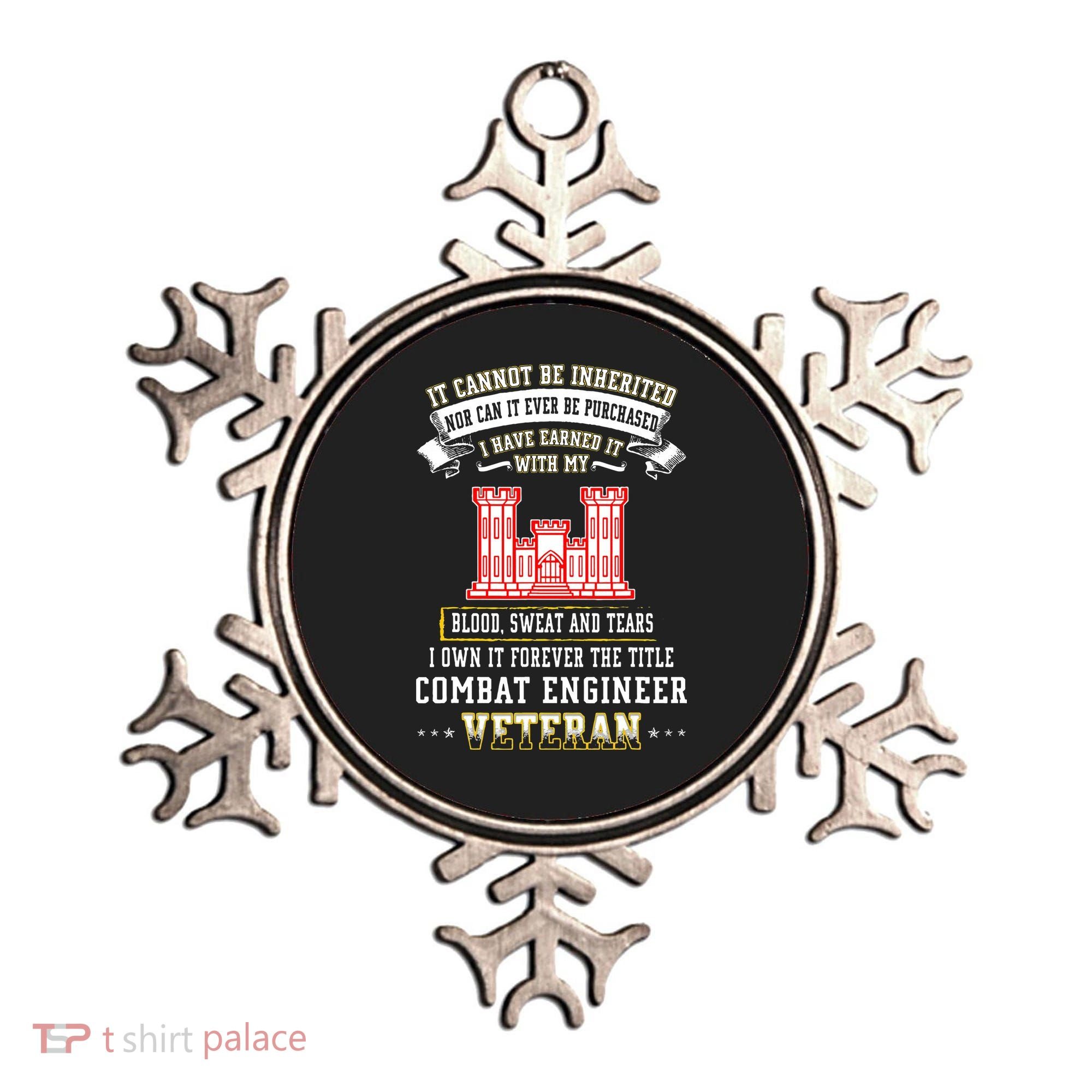 Forever The Title Combat Engineer Veteran Day Funny Xmas Ornament