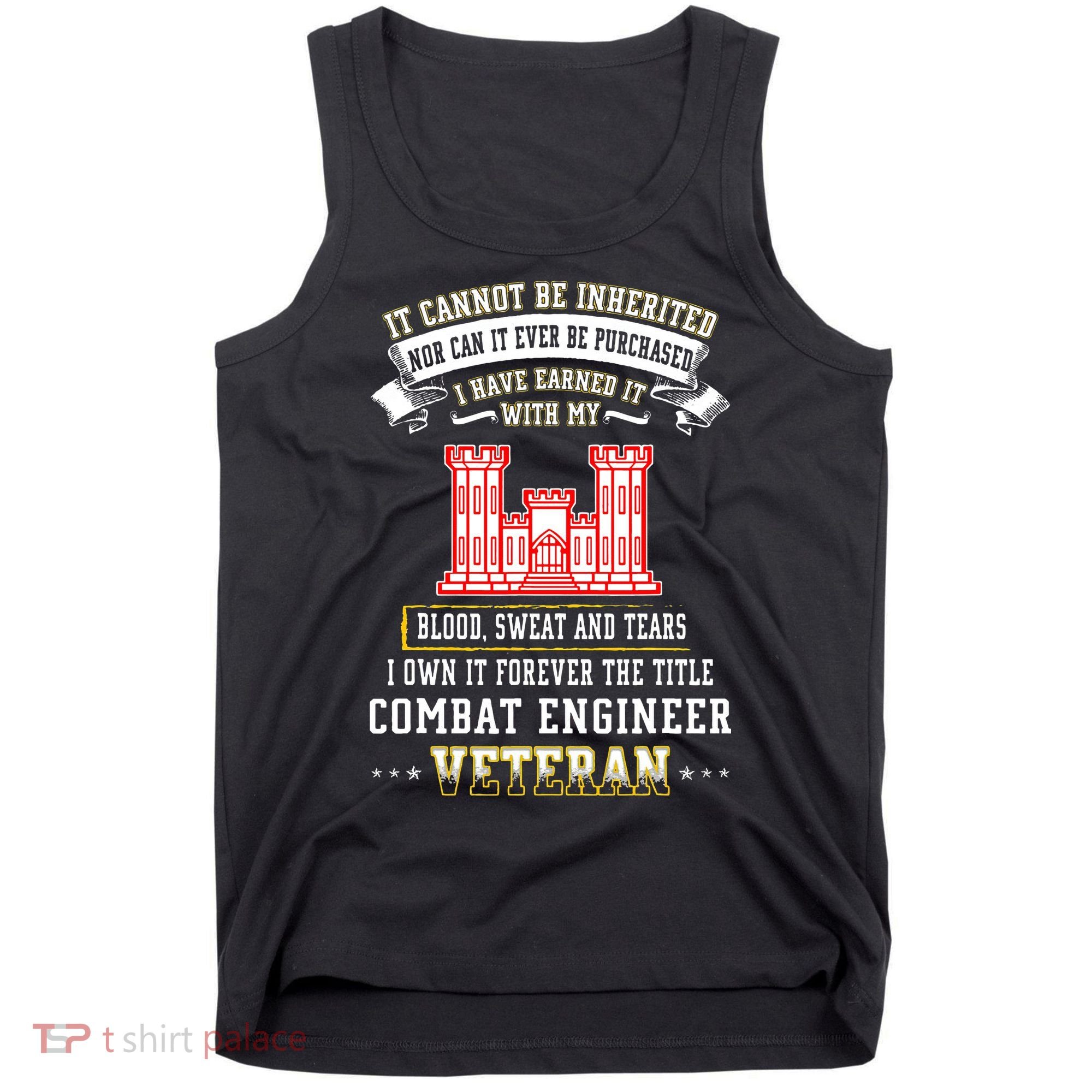 Forever The Title Combat Engineer Veteran Day Funny Xmas Tank Top
