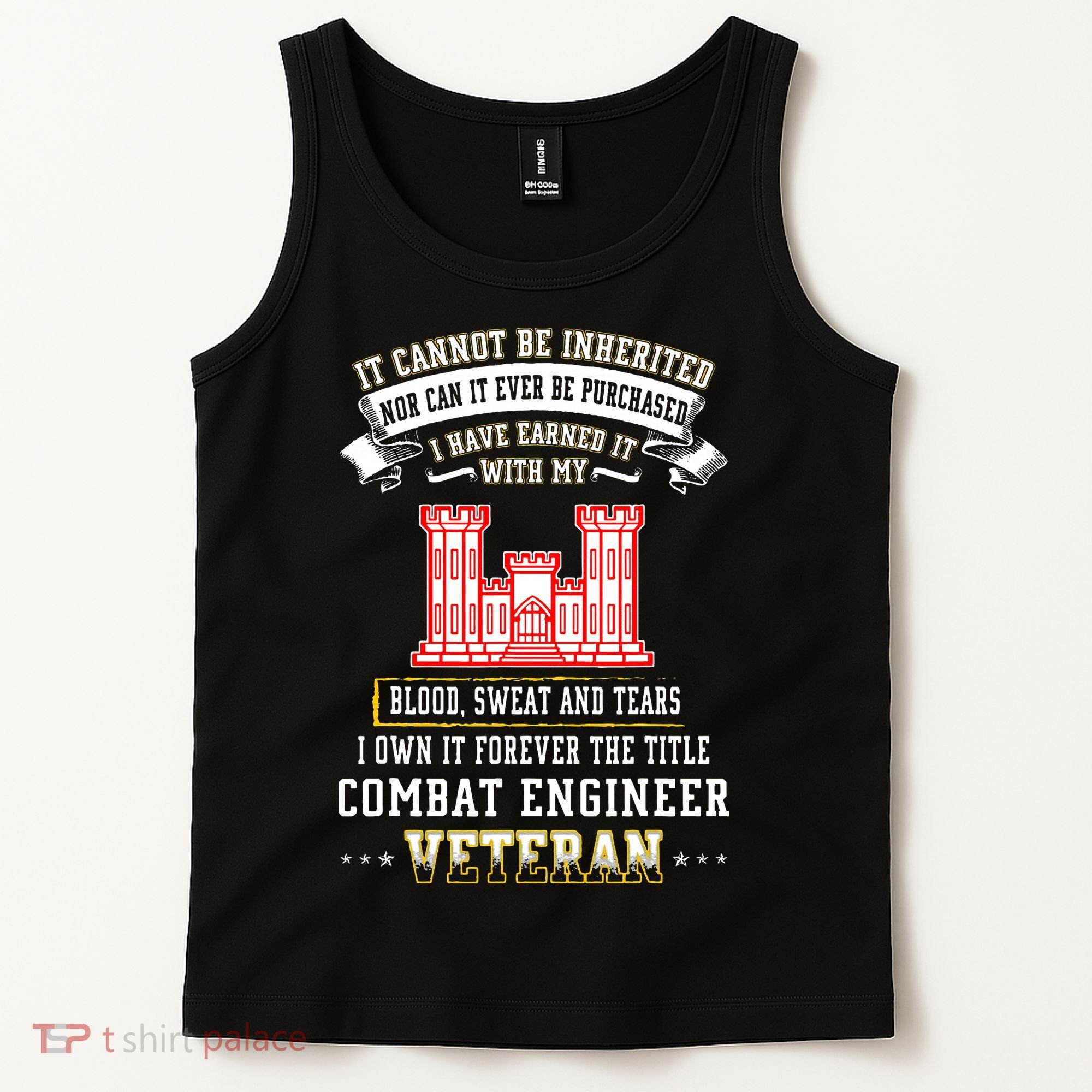Forever The Title Combat Engineer Veteran Day Funny Xmas Tank Top