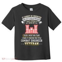 Forever The Title Combat Engineer Veteran Day Funny Xmas Toddler T-Shirt thumb 0