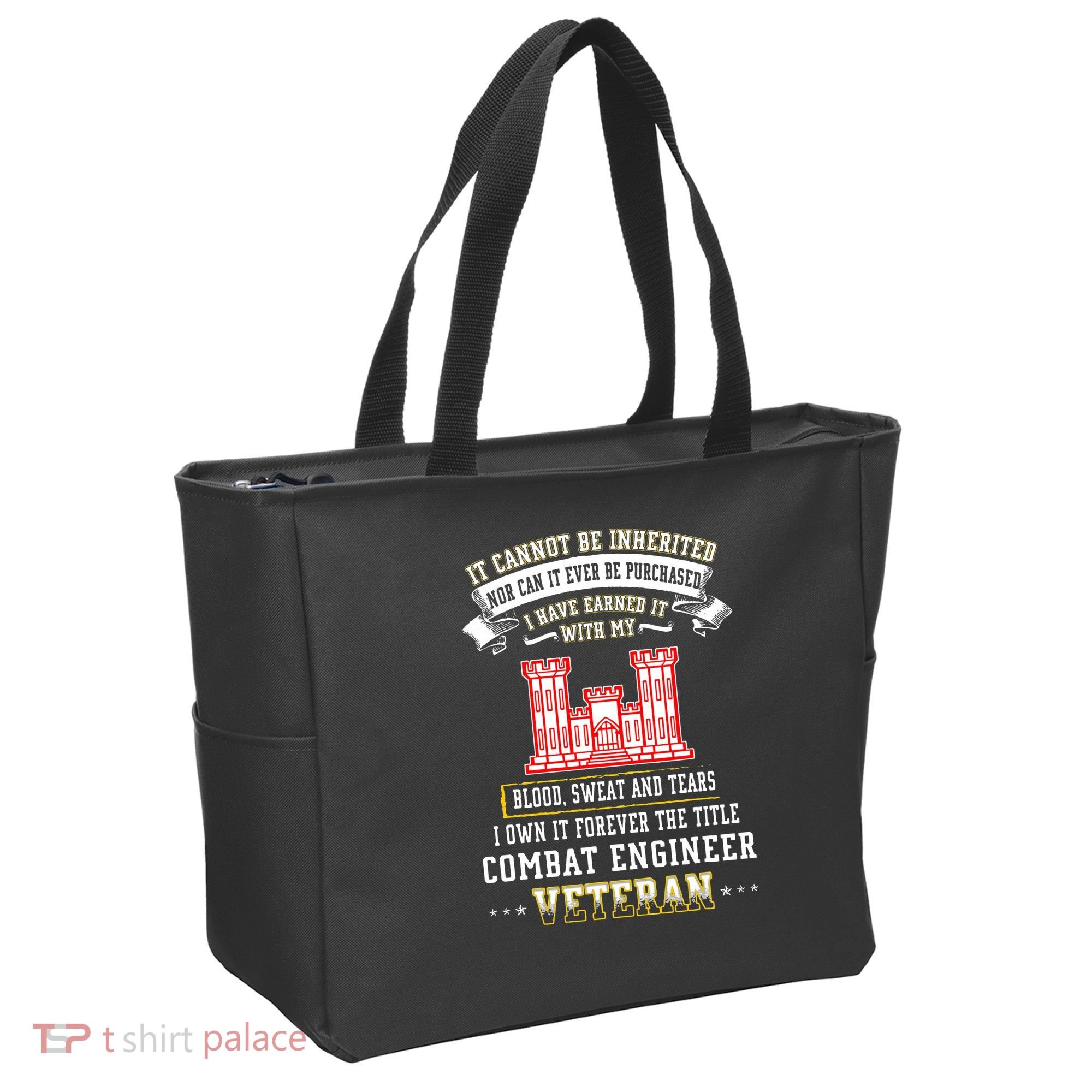 Forever The Title Combat Engineer Veteran Day Funny Xmas Tote Bag