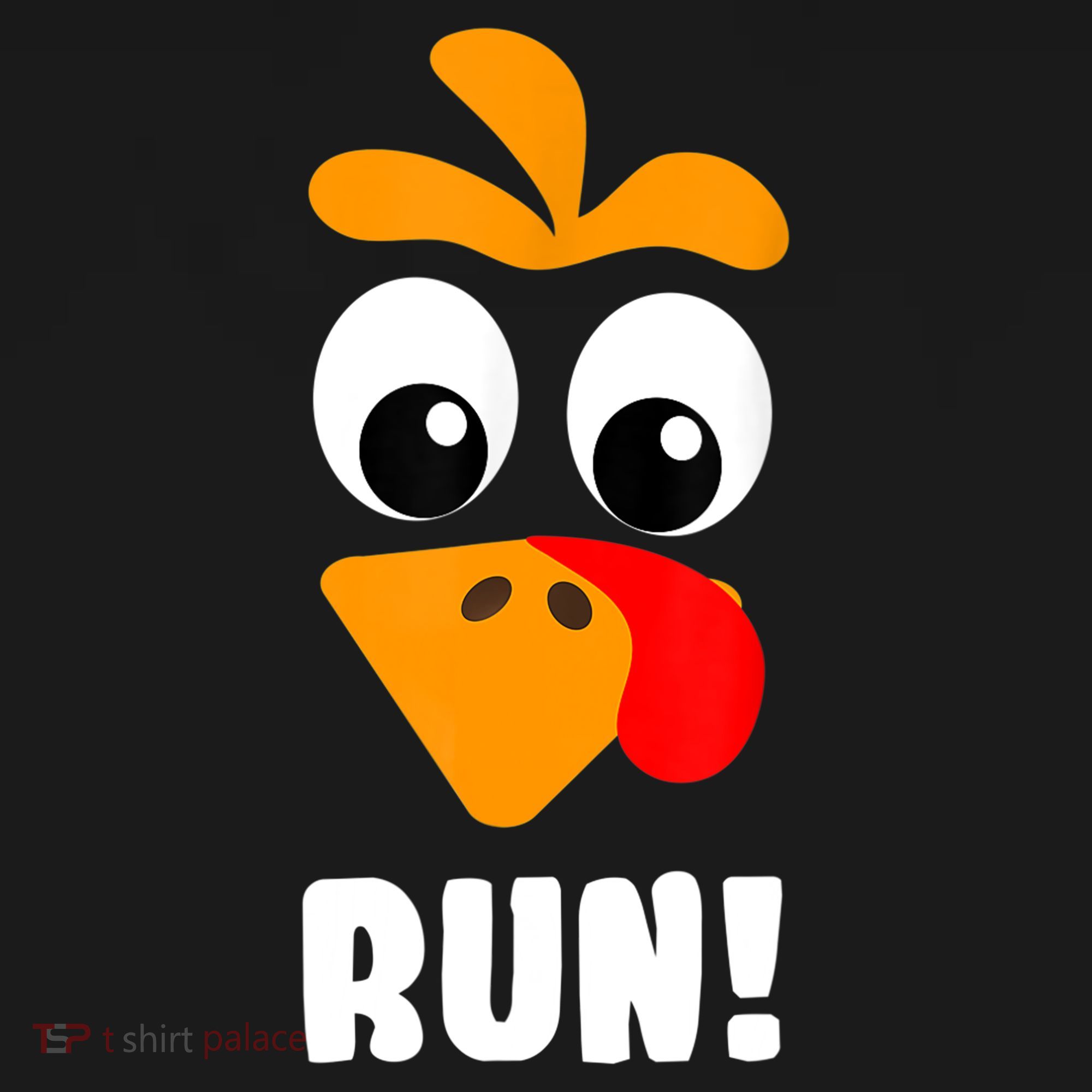 Funny Turkey Trot Adult Running Costume Turkey Face Women's Hoodie