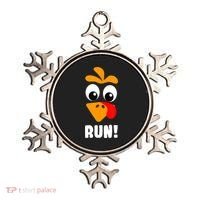 Funny Turkey Trot Adult Running Costume Turkey Face Ornament thumb 0